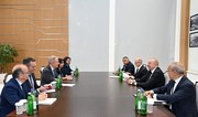 President of Azerbaijan Ilham Aliyev receives Italian delegation led by Adolfo Urso in Mingachevir