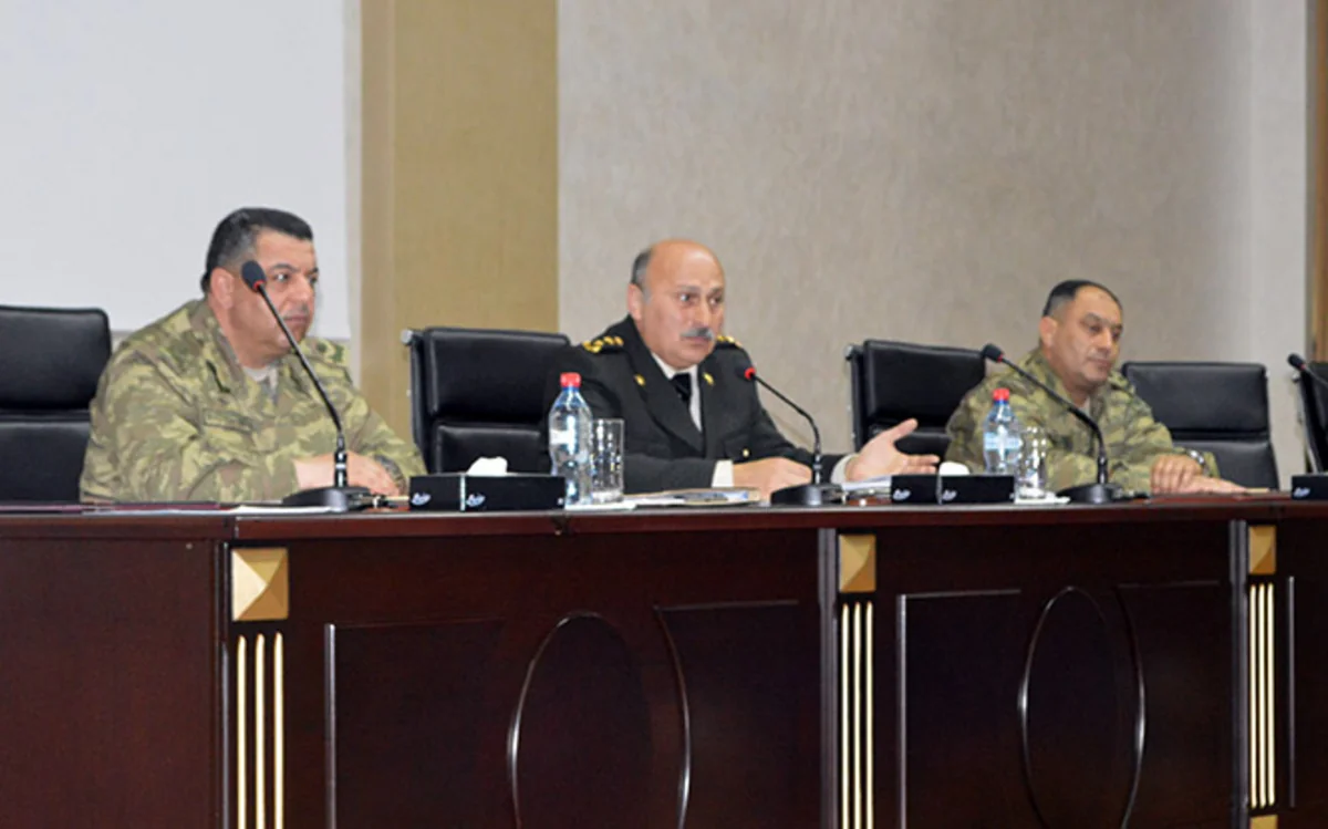 Şəmkirdəki N saylı hərbi hissədə şəxsi heyətlə görüş keçirilib