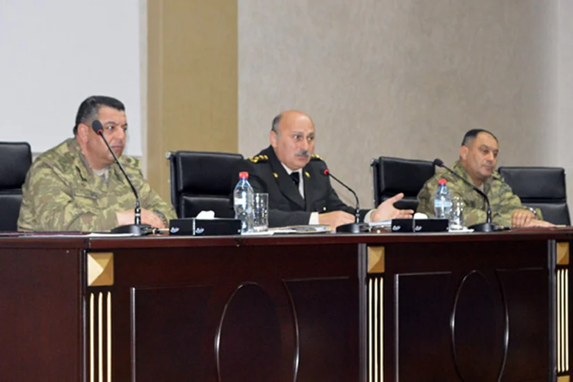 Şəmkirdəki N saylı hərbi hissədə şəxsi heyətlə görüş keçirilib