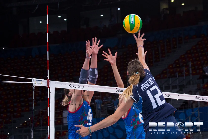 Avropa Oyunlarında voleybol üzrə Azərbaycan yığması ardıcıl 3-cü qələbəsini qazanıb