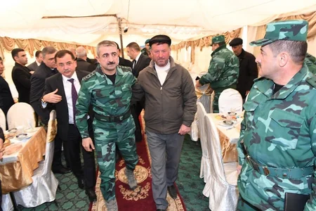 DSX rəisi Ermənistanla sərhədə gedib, döyüş fəaliyyətini yoxlayıb