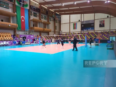 Qızıl Avropa Liqasına hazırlaşan Azərbaycanın voleybol millisi növbəti məşqinə çıxıb