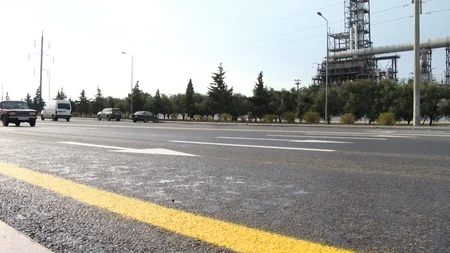 Bakıda daha bir yolda təmir başa çatıb