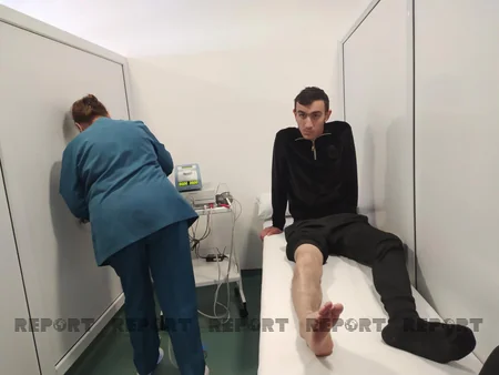 Media nümayəndələri qazilərə göstərilən reabilitasiya xidmətləri ilə tanış olublar