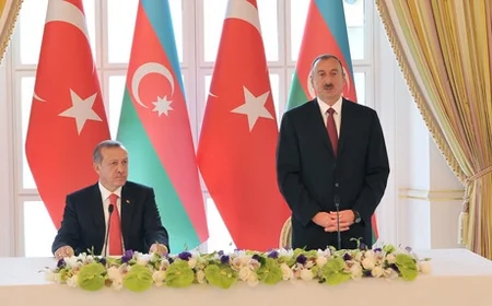Azərbaycan prezidenti Rəcəb Tayyib Ərdoğana “Heydər Əliyev” ordeni təqdim edib