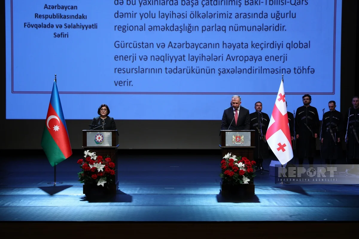 Bakıda Gürcüstanın Müstəqillik Günü münasibətilə mərasim keçirilib