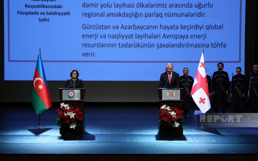 Bakıda Gürcüstanın Müstəqillik Günü münasibətilə mərasim keçirilib