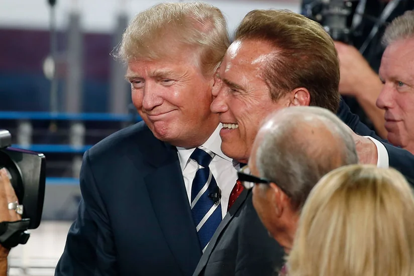 Donald Tramp Arnold Şvartseneqqerin aparıcısı olduğu verilişi lağa qoyub