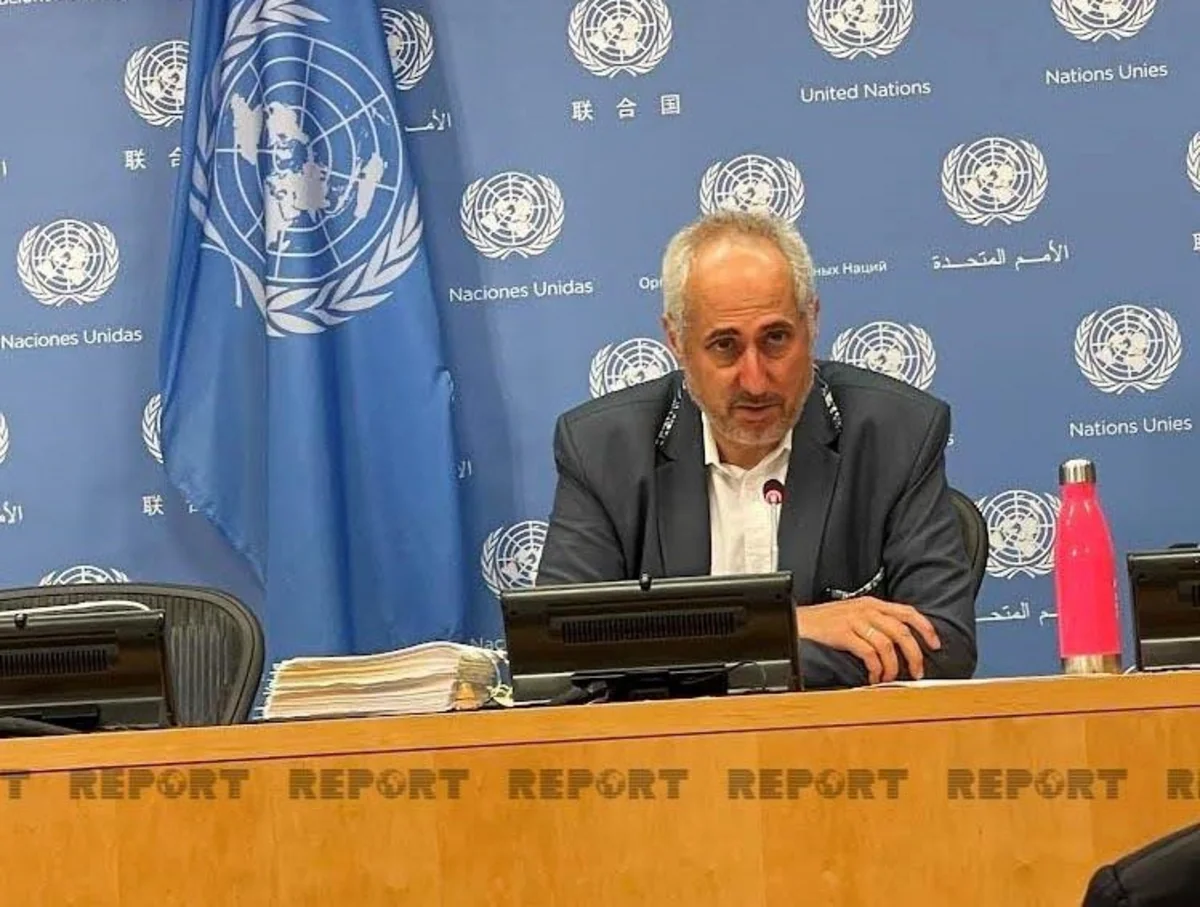 UN Secretary-General spokesperson issues statement on Azerbaijan and Armenia