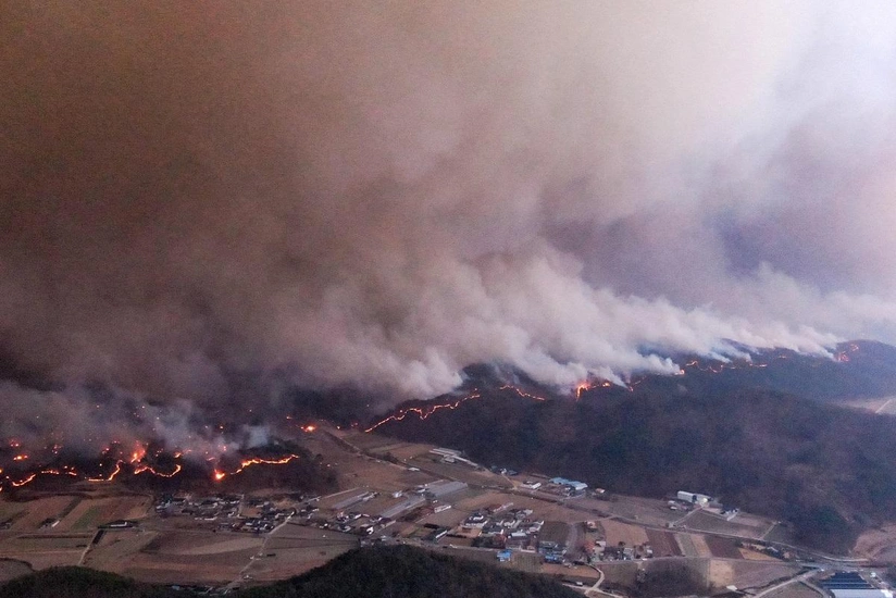 Cənubi Koreyada yanğınlar nəticəsində ölənlərin sayı 30 nəfərə çatıb