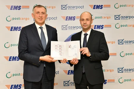 Презентована почтовая марка в связи с 30-летием азербайджано-грузинских связей