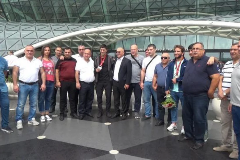 Dünya çempionatında iştirak edən cüdo yığması Bakıya dönüb