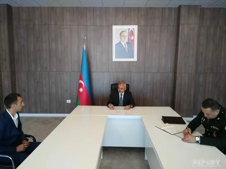 Arzu Rəhimov Şəkidə vətəndaşları qəbul edib - FOTO