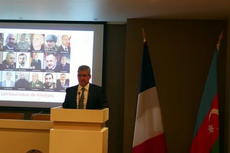 Parisdə azərbaycanlı əsir və girovlarla bağlı tədbir keçirildi