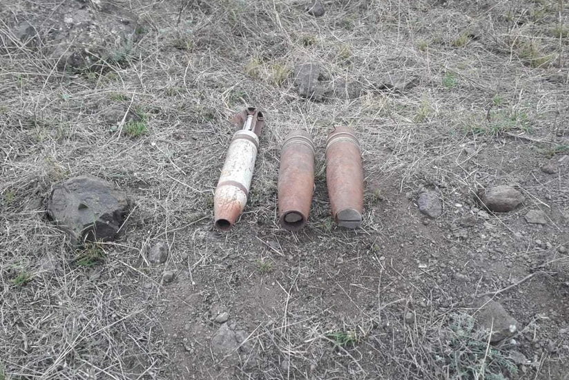 Fatmayı kəndində 3 ədəd top mərmisi tapılıb
