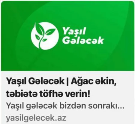Nazirlik: Dövlət və özəl qurumlar əlamətdar günlərində ağac əkərək təbiətə töhfə verə bilər