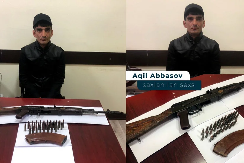 В Баку задержан мужчина, пытавшийся продать автомат Калашникова