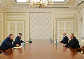 President Ilham Aliyev receives Russian deputy PM