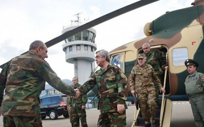 Serj Sarqsyan Azərbaycanın işğal olunmuş ərazilərinə gəlib