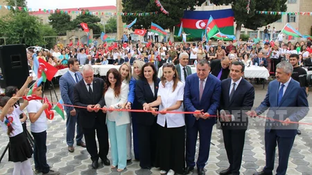 Milli Qəhrəman İsgəndər Aznaurovun büstü yenilənib