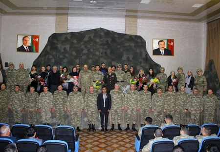 Qarabağ müharibəsi veteranına “Hərbi xidmətlərə görə” medalı təqdim olunub
