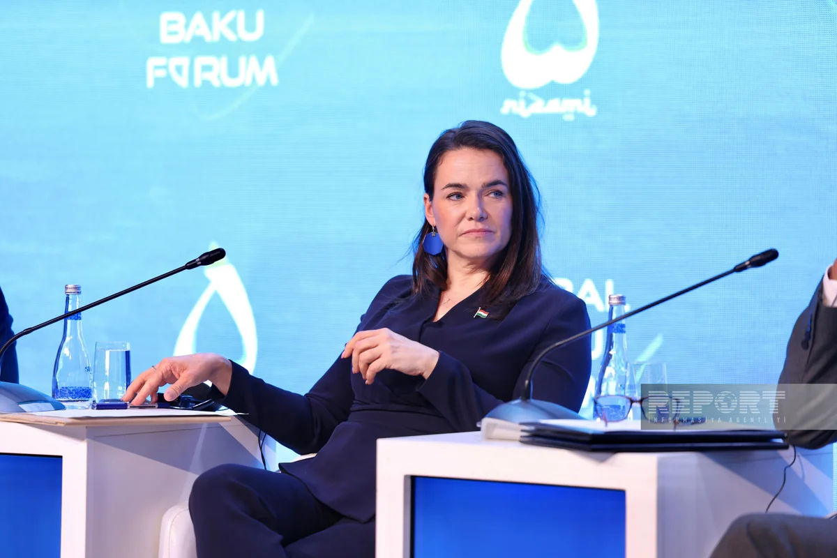Macarıstanın keçmiş Prezidenti: Qlobal Bakı Forumunda qarşılıqlı hörmətli və konstruktiv müzakirələr ruhlandırıcıdır