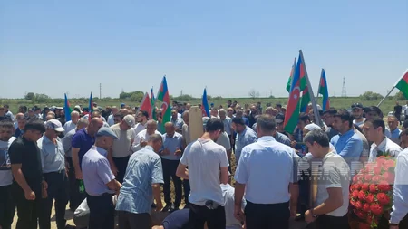 Saatlıda Birinci Qarabağ müharibəsinin şəhidi Namiq Cəfərov dəfn edilib - YENİLƏNİB