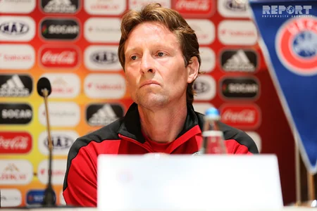 European Championship participants adress a press conference