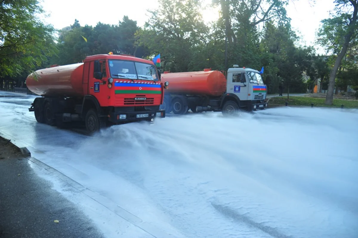 Bakıda 554 küçə dezinfeksiya edilib