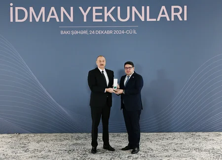 Prezident İlham Əliyev 2024-cü ilin idman yekunlarına həsr olunan mərasimdə iştirak edib - YENİLƏNİB