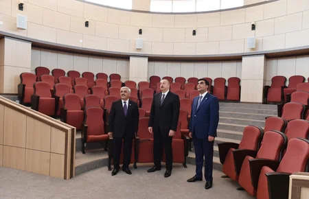 Prezident İlham Əliyev Bakı Ali Neft Məktəbinin kampusunun açılışında iştirak edib - YENİLƏNİB