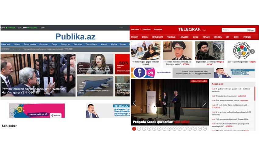 “Publika.az” və “Teleqraf.com”un 5 yaşı tamam olur