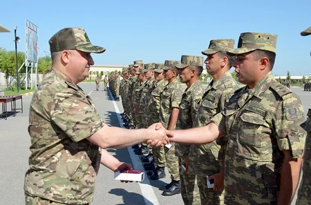 Azerbaijani servicemen leave for Commando Courses in Turkey