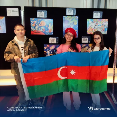 Azərbaycan Beynəlxalq Kosmik Poster Müsabiqəsində birinci yerin qalibi olub