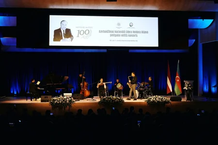 Latviyada Heydər Əliyevin 100 illiyinə həsr olunmuş təntənəli konsert keçirilib