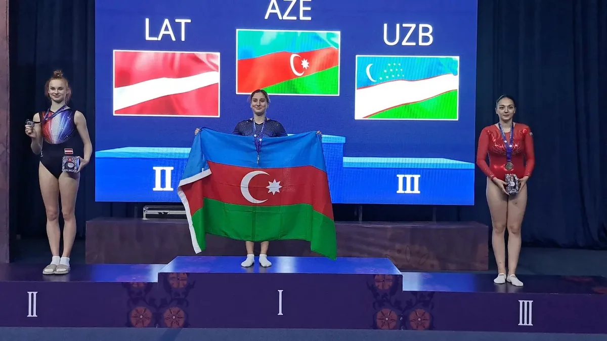 Azərbaycan gimnastları beynəlxalq turnirdə 3 medal qazanıblar