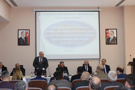 Baş Prokurorluqda təbii qazdan təhlükəsiz istifadə ilə bağlı konfrans keçirilib