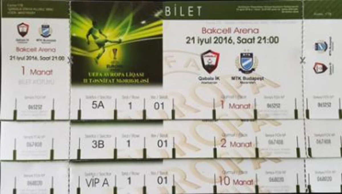 Qəbələ - MTK matçının biletləri satışa çıxarılıb