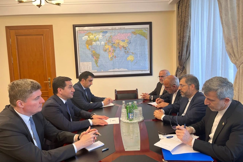 Hikmat Hajiyev meets with Iranian Deputy FM