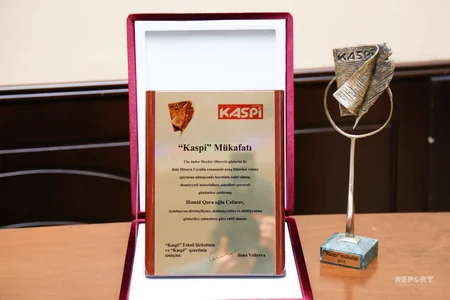 “Kaspi” mükafatı və “Hüseyn Cavid. Vətənə qayıdış” yazı müsabiqəsi qaliblərinin mükafatlandırılması mərasimi keçirilib