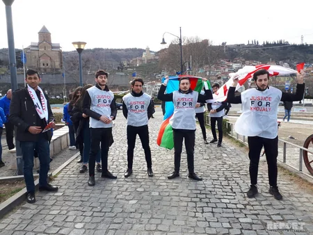 Tbilisidə Xocalı soyqırımı ilə bağlı məlumatlandırma aksiyası keçirilib - FOTO - VİDEO - YENİLƏNİB