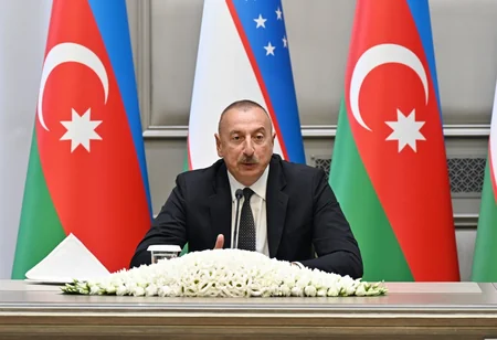 Presidents of Azerbaijan and Uzbekistan make press statements