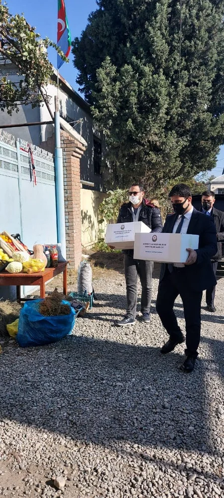 XİN erməni təcavüzündən zərər çəkmiş Tərtər və Bərdədəki 500 ailəyə humanitar yardım göstərdi