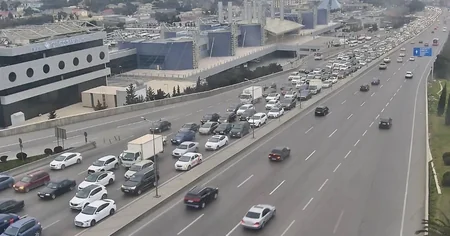 Bakıda sıxlıq olan küçə və prospektlər açıqlanıb