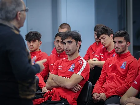 Azərbaycan millisinin üzvləri üçün məşğələ keçirildi