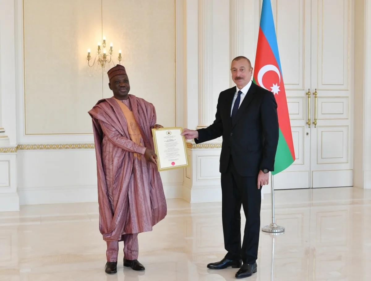 Ilham Aliyev receives credentials of incoming Nigerian ambassador