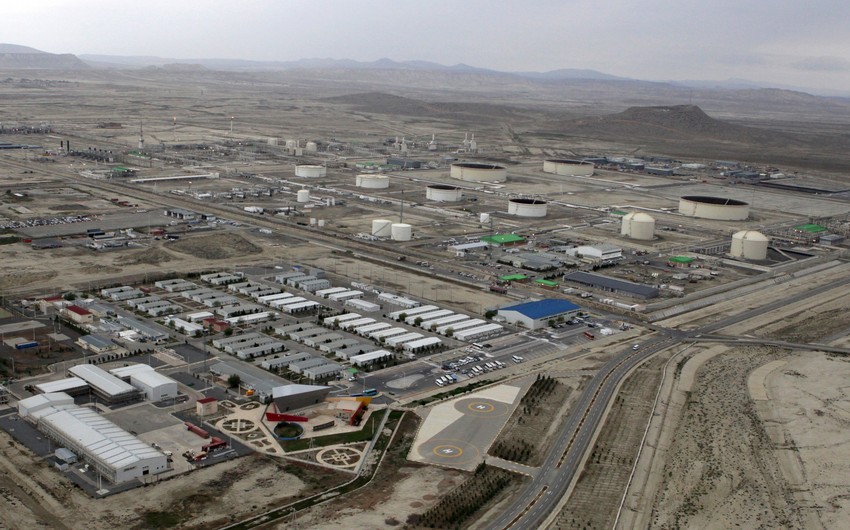 Gas export from Sangachal terminal increased