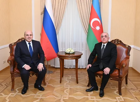 Azərbaycan və Rusiyanın Baş nazirlərinin görüşü olub - YENİLƏNİB