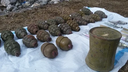 Daşkəsəndə əl qumbaraları tapılıb