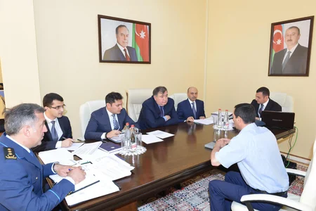​Vergilər naziri Qusarda vətəndaşları qəbul edib